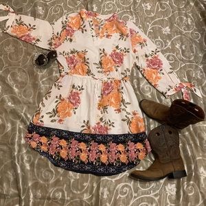 Women’s Blush sheer spring/summer dress